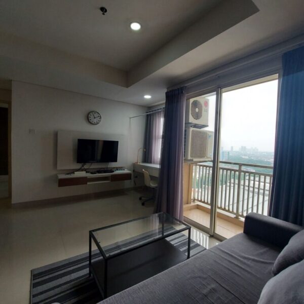 Disewakan Apartemen Trivium 1br Besar 56sqm Strategis Di Lippo Cikarang