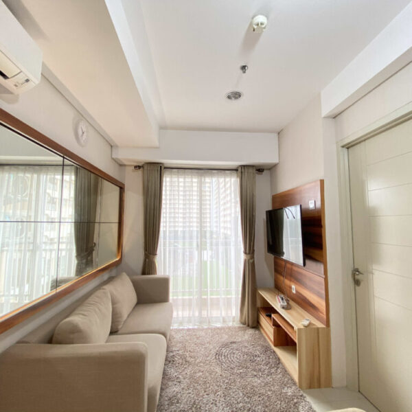 disewakan apartemen trivium 1br suite hadap danau bagus dan nyaman