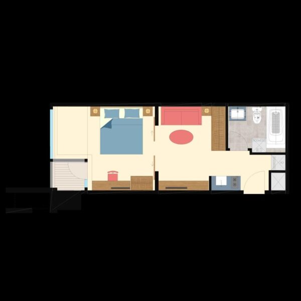 Disewakan Apartemen Orange County 41sqm Nyaman dan Bagus
