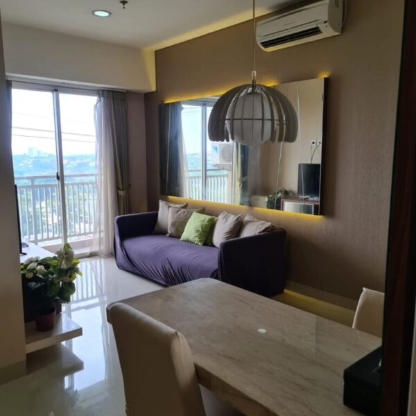 Disewakan Apartemen Trivium 2br 56sqm Full Furnish Siap Huni di Lippo Cikarang